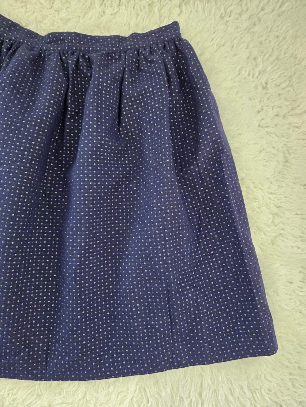 Dress Up by Gymboree Cotton Navy Gold Dots Skirt Size 10. New.